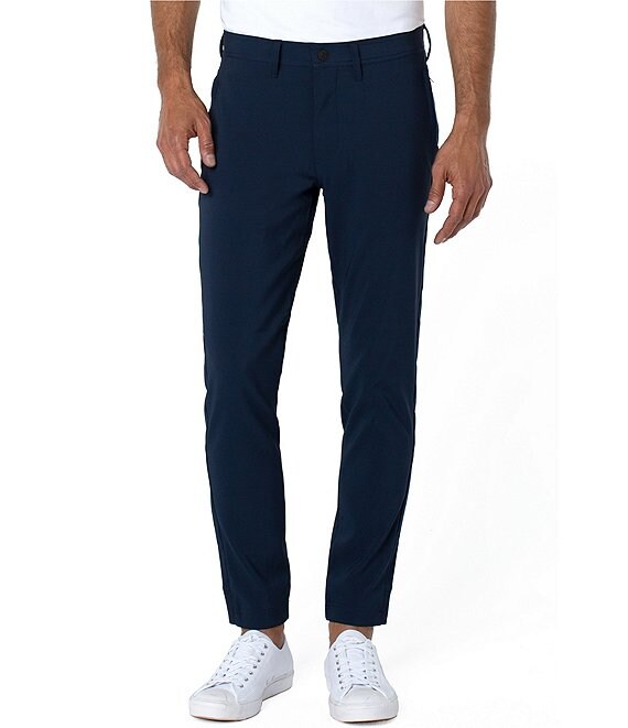 Color:Faded Navy - Image 1 - 30#double; Inseam Tech Joggers