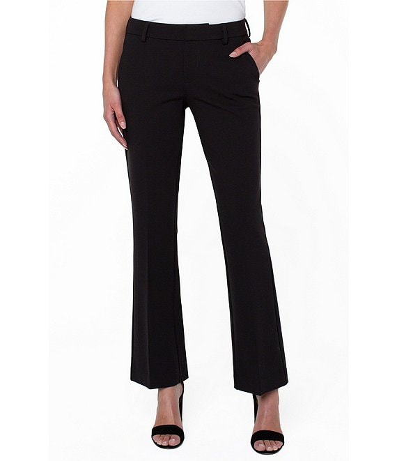 Liverpool Los Angeles Kelsey Flare Leg Pleated Front Trousers | Dillard's