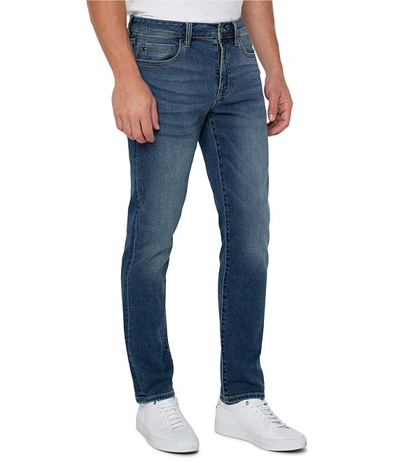 Color:Burlee - Image 1 - Kingston Modern Slim Denim Jeans