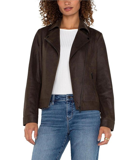 Dillards leather jacket best sale