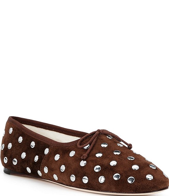 Loeffler Randall Landon Studded Bow Ballet Flats