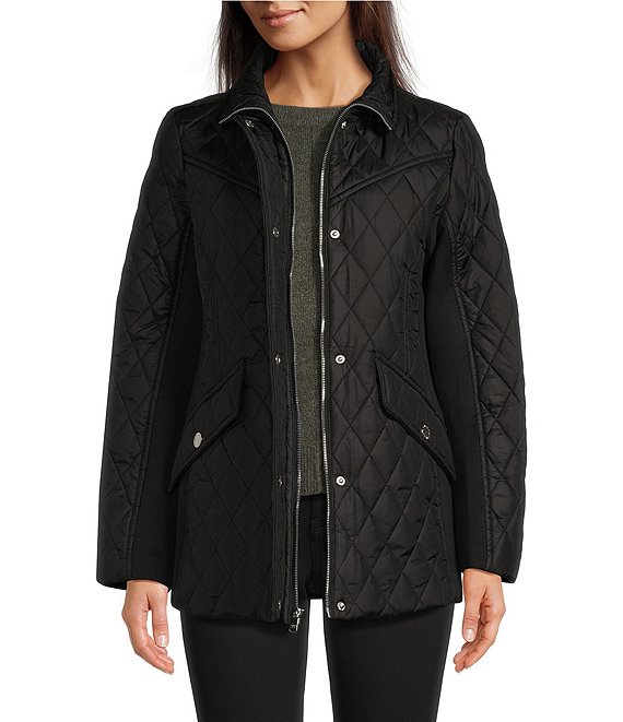 Detachable hood quilted coat - Woman