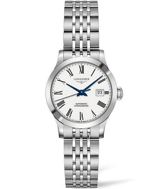 Longines Women's 33mm Record Collection Automatic Stainless Steel ...