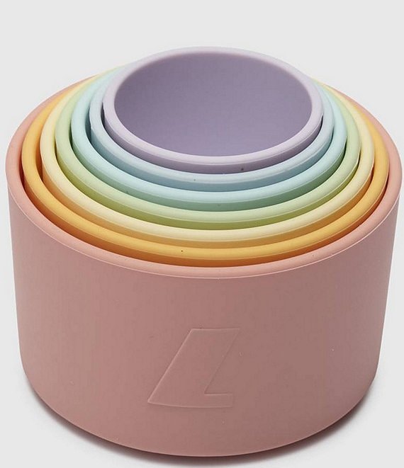 Loulou Lollipop Baby Rainbow Stacking Cups