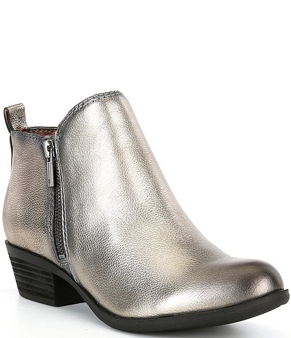 Lucky brand block heel fashion booties