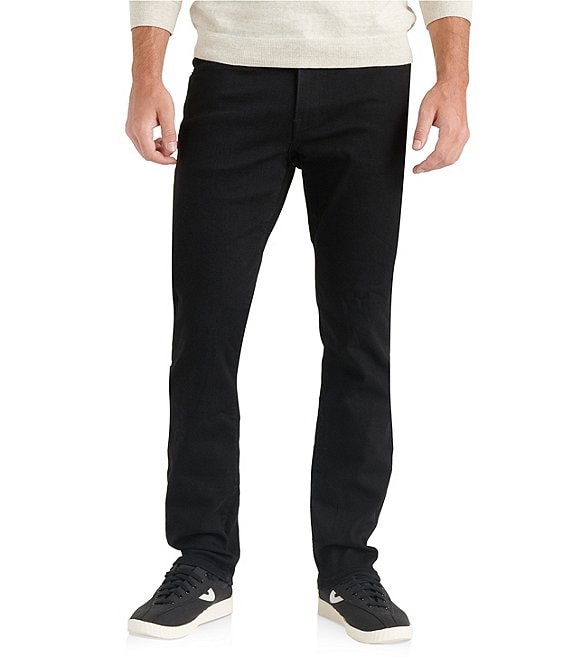 Color:Black Rinse - Image 1 - Black Rinse 410 Athletic Slim Fit Jeans