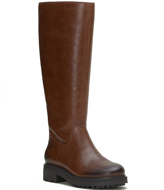 Lucky Brand Cirila Knee-High Lug Boots | Dillard's