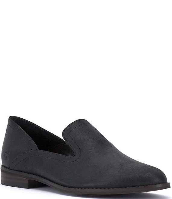 Color:Black - Image 1 - Ellanzo Leather Loafers