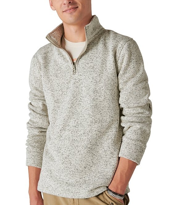 Lucky Brand Long Sleeve Half Zip Fleece Pullover | Dillard's