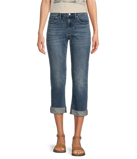 Lucky Brand Mid Rise Cropped Relaxed Fit Jeans | Dillard's