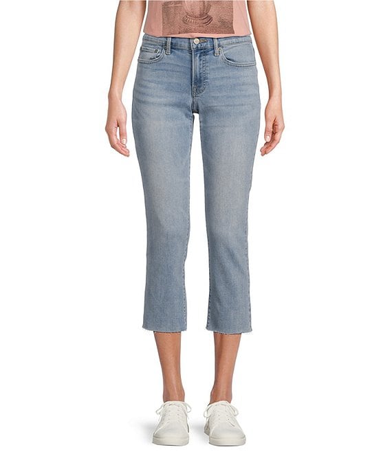 Relaxed cropped good denim jeans