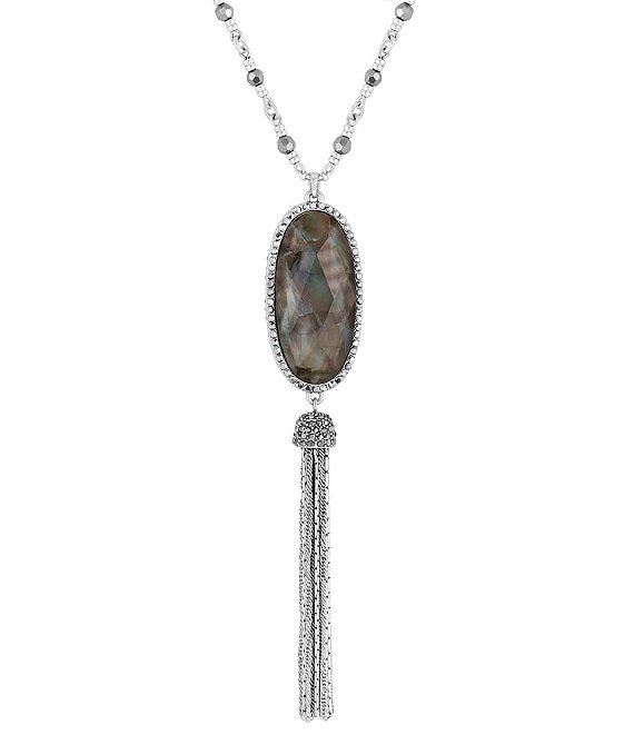 Lucky Brand Mother Of Pearl Long Tassel Pendant Necklace Dillard S - Long Pendant Necklaces Length Lucky Brand Mother Of Pearl Long Tassel Pendant Necklace Dillard S - Long Pendant Necklaces Length