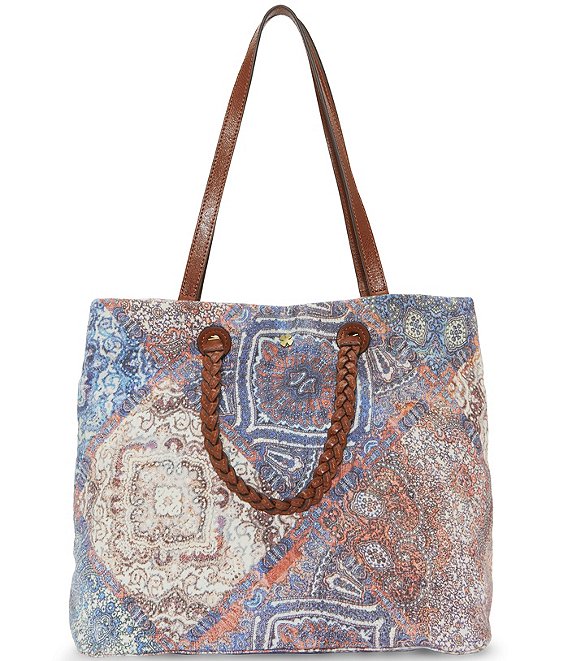 Lucky Brand Vintage Patch Cotton Tote Bag