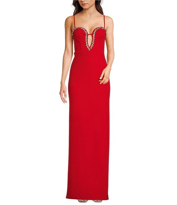 Lulus Crepe Jasmine Crystal Deep Cutout Crepe Maxi Dress Lulus Crepe Jasmine Crystal Deep Cutout Crepe Maxi Dress