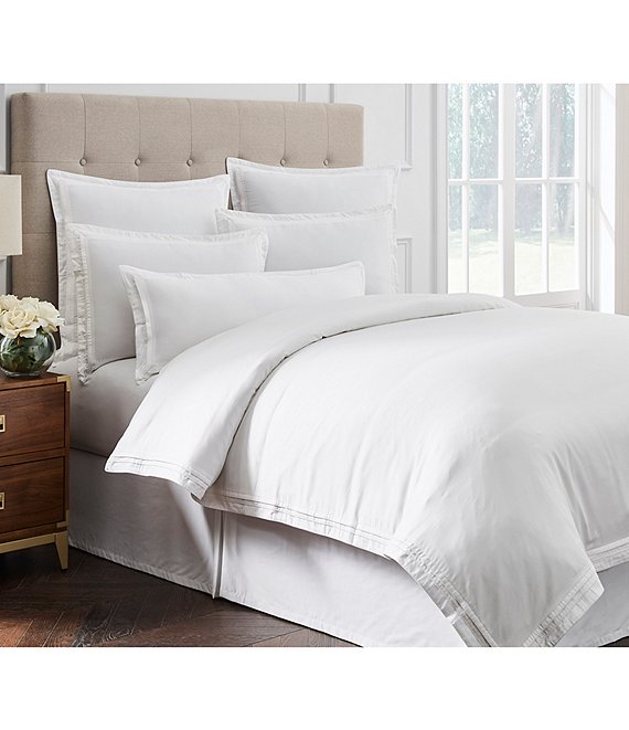 Luxury Hotel Elegance Edge Cotton & Tencel Comforter Mini Set
