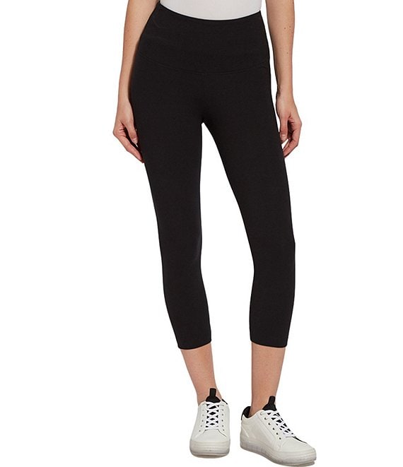 Lysse Flattering Cotton Crop Legging Black L