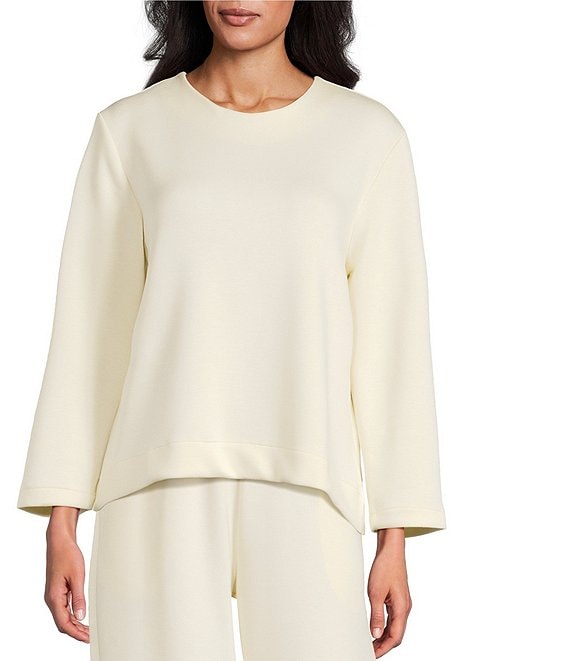 M Made in Italy Crew Neck Long Sleeve Sweatshirt