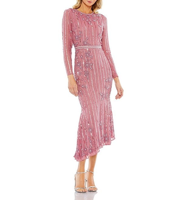 Pink Flouncy Hem Sequin Dress Pink Flouncy Hem Sequin Dress