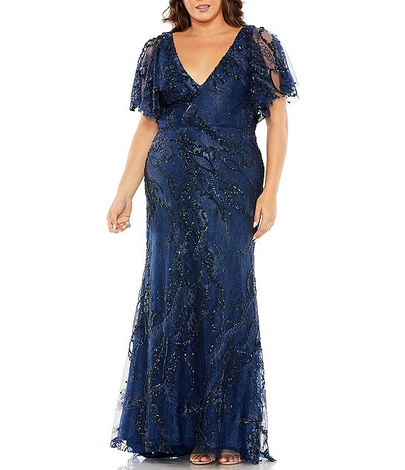 Mac Duggal - Embelished Gown (Size 6) Dress (Size – Goldie's - Designer  Dress Hire