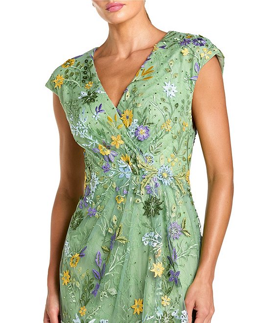 black off shoulder mini dress Off-Shoulder with Ruffled Organza Trim - Color:Sea Green jennafergraced cut skirt Simkhai Kittiya Sleeveless A-Line