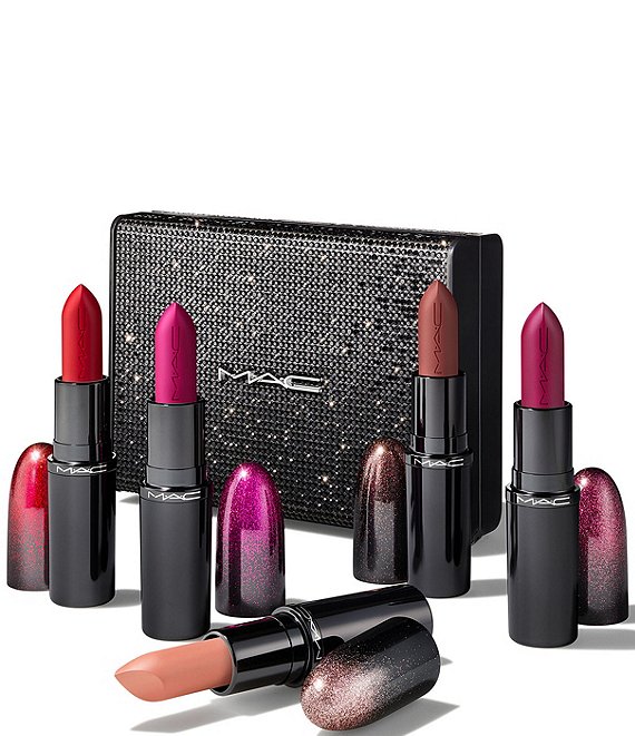 MAC Signature Satin 5-Piece Lipstick Holiday Gift Set | Dillard's