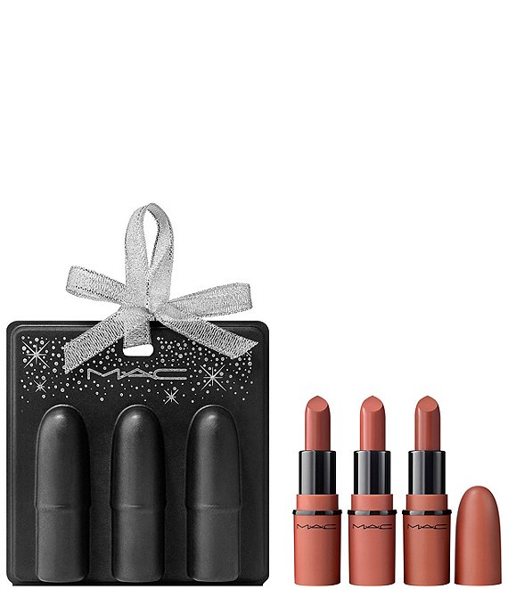 MAC Teddy Party Mini Lipstick Holiday 3-Piece Gift Set
