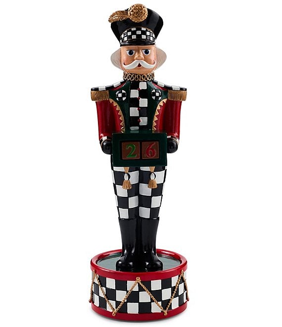 MacKenzie-Childs Christmas Countdown Musical Nutcracker Figurine