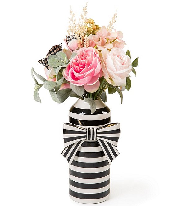 MacKenzie-Childs Courtly Bow Vase