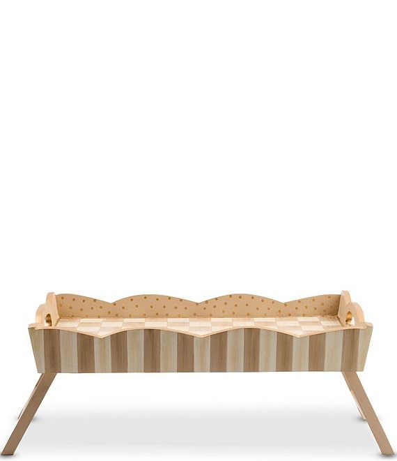 MacKenzie-Childs Check Breakfast Tray with Handles