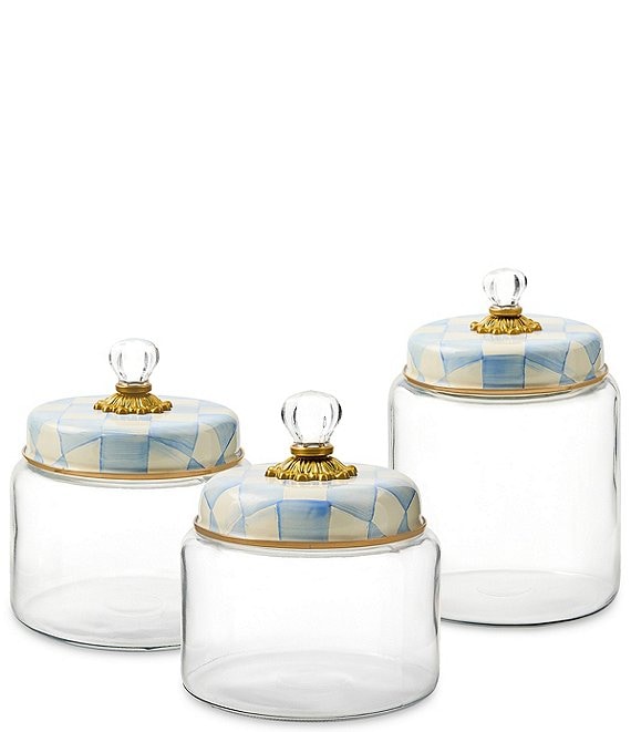 MacKenzie-Childs Check Kitchen Canister