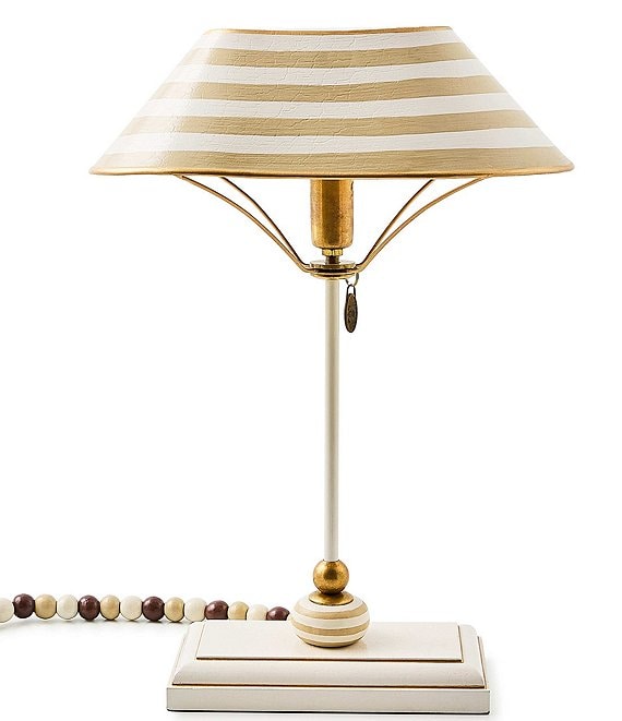 MacKenzie-Childs Mocha Library Lamp