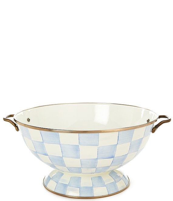 MacKenzie-Childs Check Enamel Everything Bowl