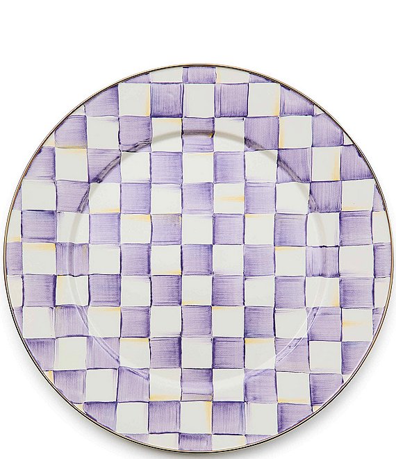 MacKenzie-Childs Check Enamel Serving Platter, 16#double;