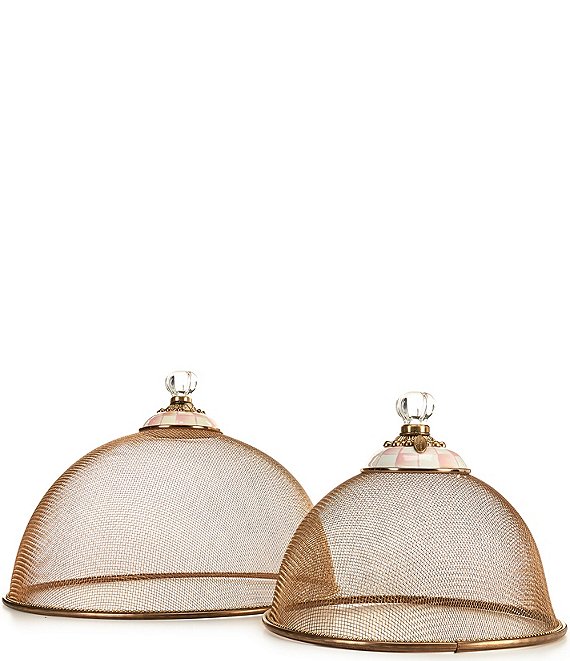 MacKenzie-Childs Rosy Check Mesh Dome