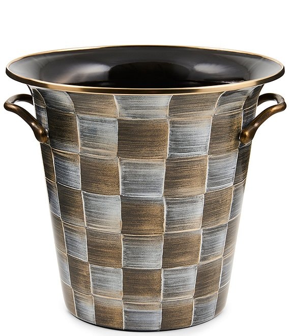 MacKenzie-Childs Sophisticheck Stainless Steel Wine Cooler