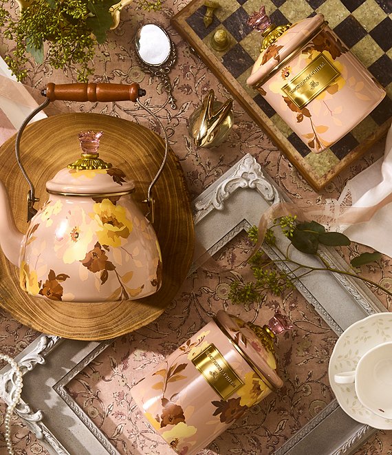 MacKenzie-Childs Wild Rose Canister | Dillard's