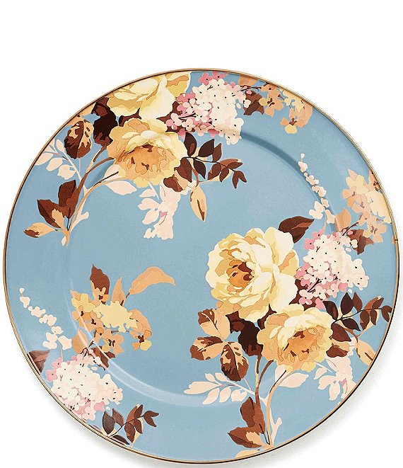 MacKenzie-Childs Wild Rose Enamel Charger Plate