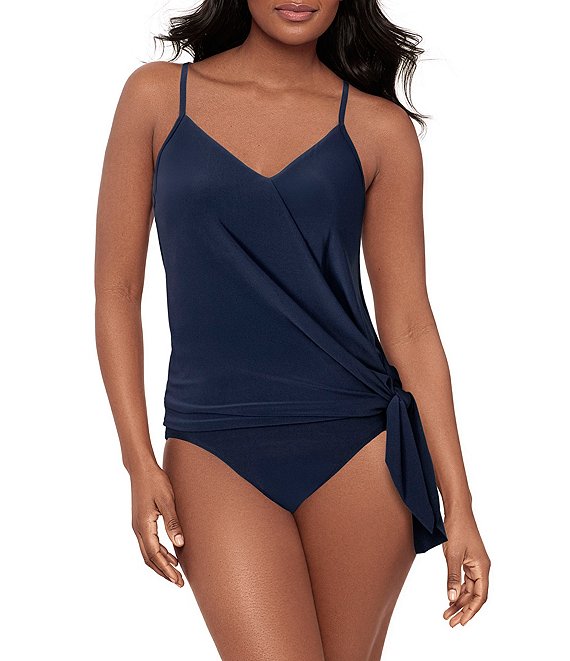 Magicsuit Solid Alex Underwire Tankini Swimsuit Top & Solid Jersey High Waist Swim Bottom
