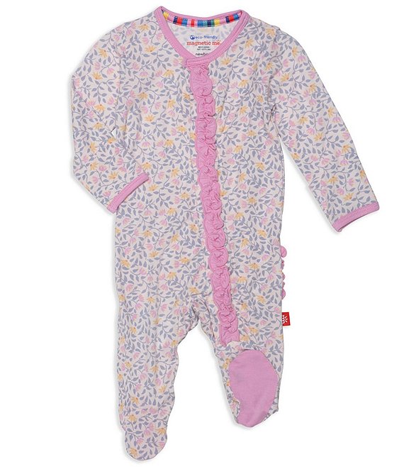 Baby outlets girl magnetic sleeper coveralls