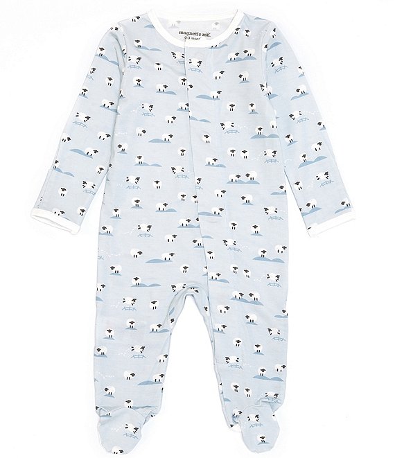 Magnetic Me Baby Preemie-9 Months Long-Sleeve Baa Baa Baby Footie ...