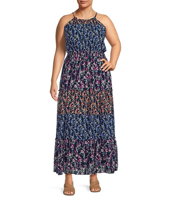 Dillards maxi on sale dresses plus size