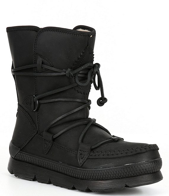 Color:Black - Image 1 - Pacific Waterproof Cold Weather Mid Boots