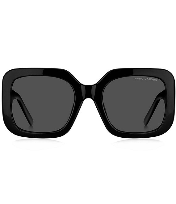 Marc Jacobs MARC 647/S/US Women’s Black Oversized Square Polarized Sunglasses Opticontacts.com -- Marc Jacobs MARC 647/S/US main image 2