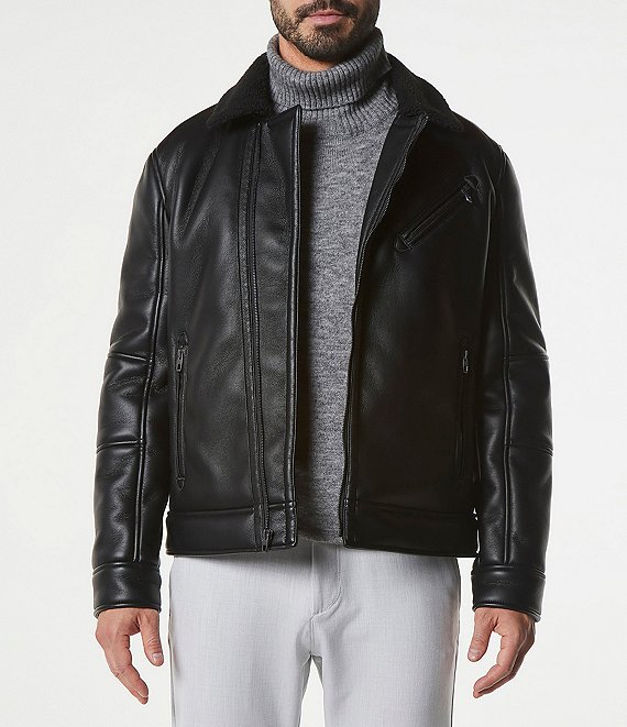 Marc New York Men's Asymmetrical Moto Jacket | Dillard's