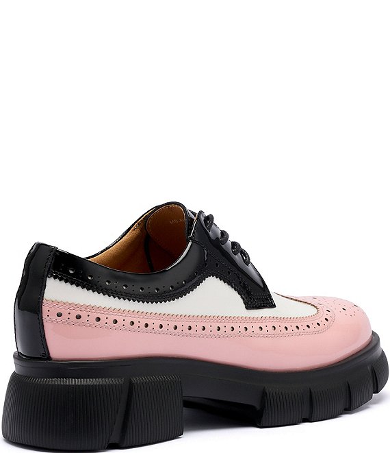 Marc Nolan Women's Ms. Alexander Colorblock Patent Leather Wingtip