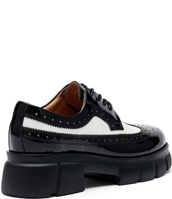 Dark Märchen / Miss-a Marc Nolan Women's Ms. Alexander Colorblock Patent Leather Wingtip