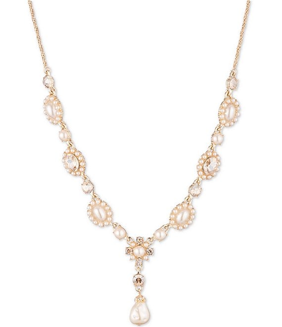 Captivating15Inch White Pearls Necklace With CZ Turtle Pendant & Tassels -  Pure Pearls