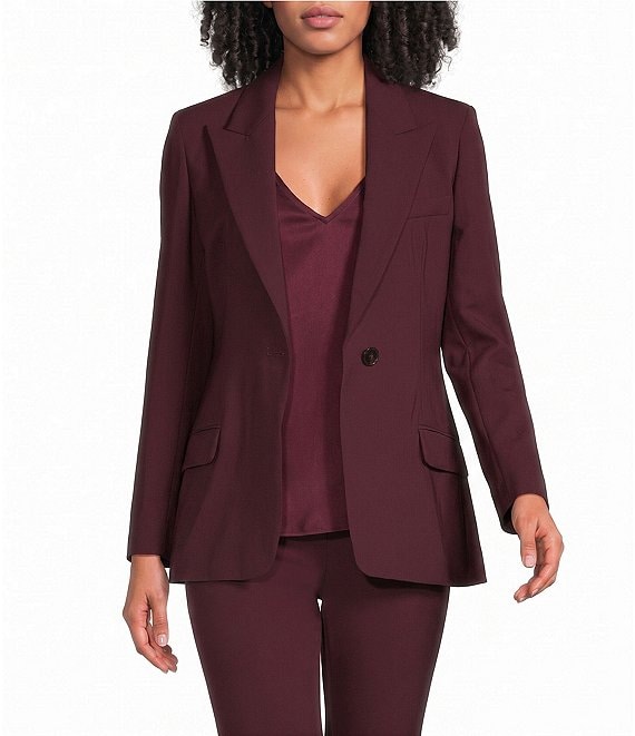 Marella Mllcervo Notch Lapel Virgin Wool Blazer