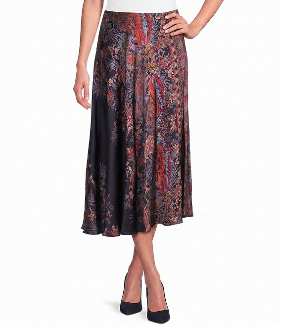 Marella Mlldecano Paisley Print Fit-And-Flare Coordinating Skirt
