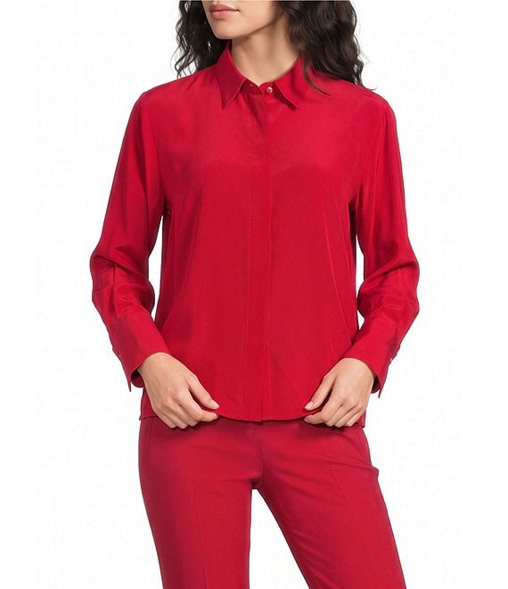 Marella Woven Mllmatassa Silk Button Down Shirt